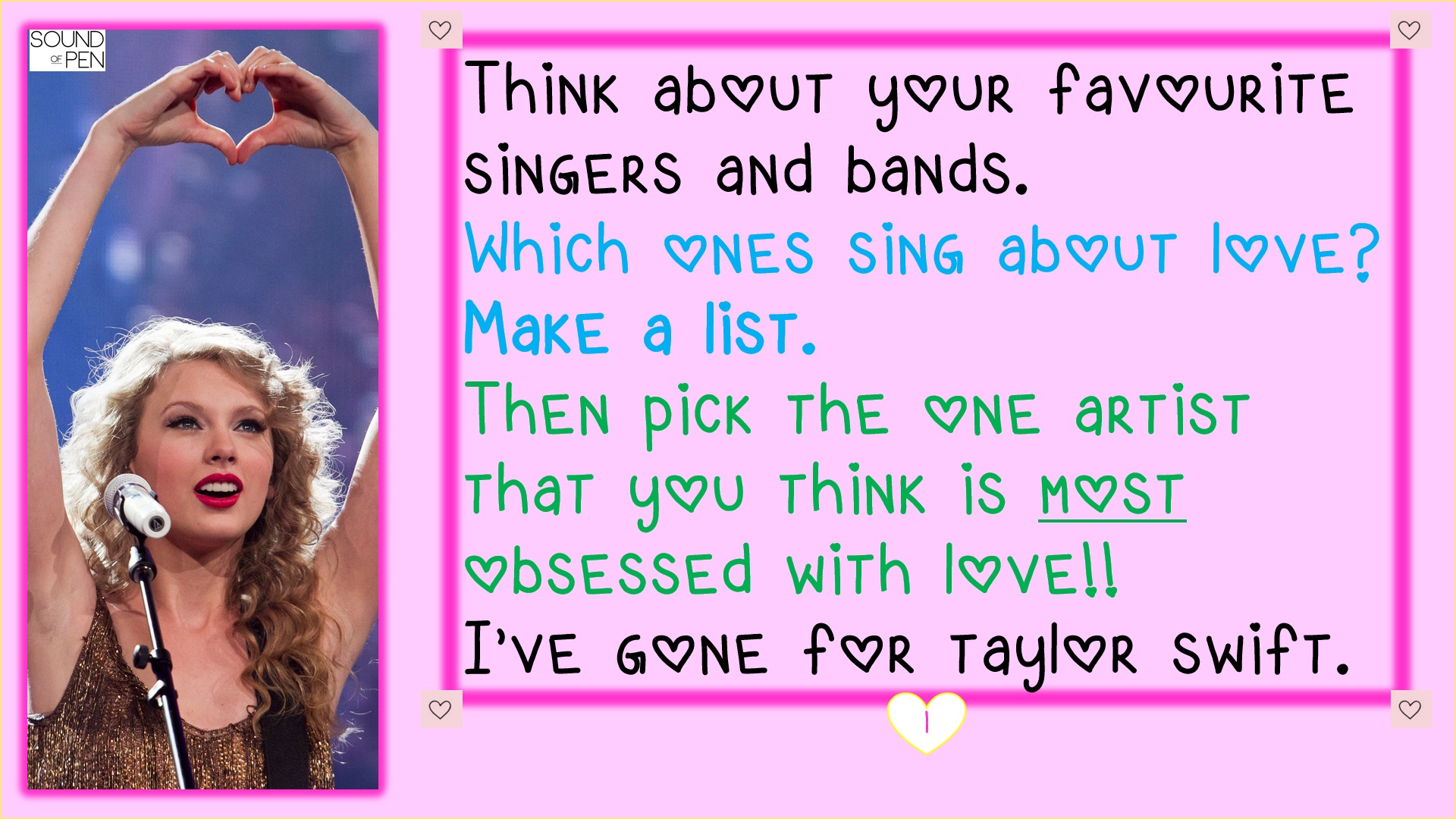 GcSe tAyLoR sWiFt & RoMeo & JuLieT qUoTeS Sound of Pen More Than