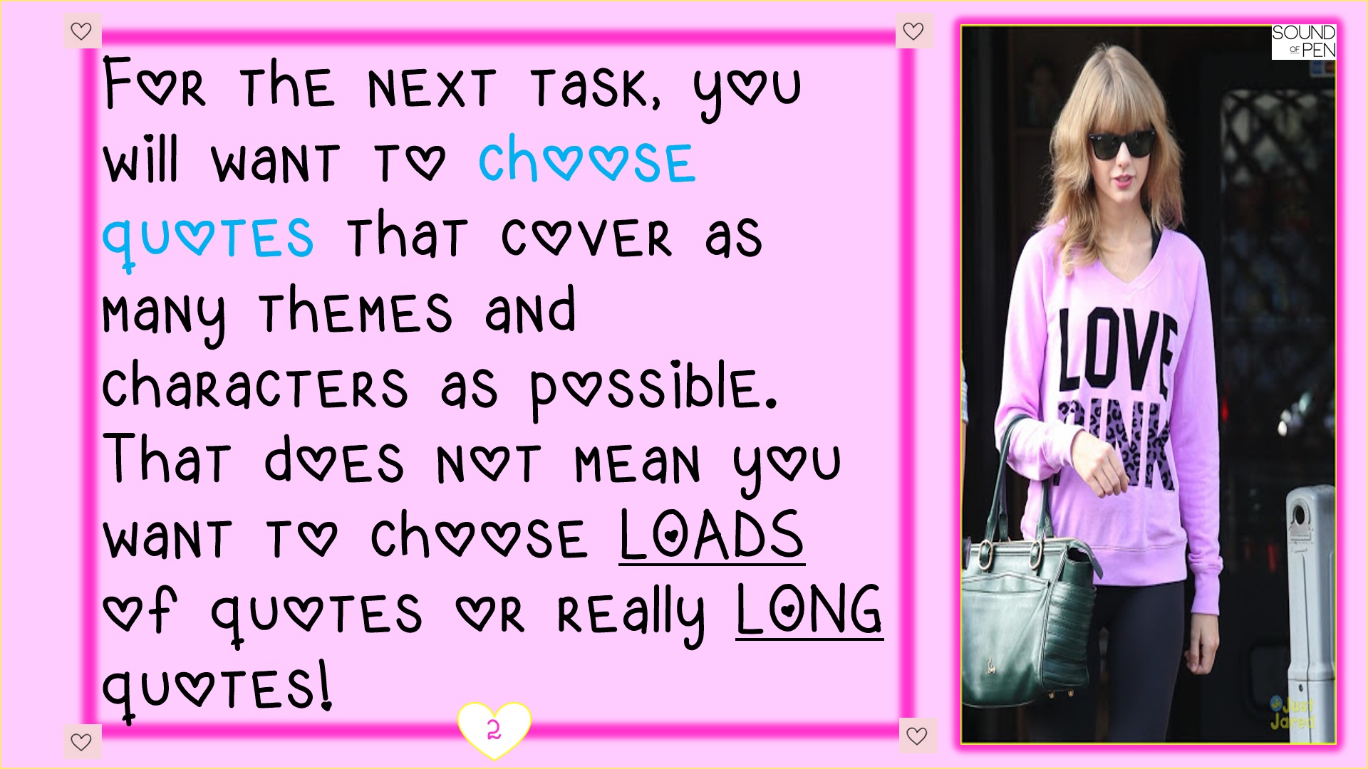 GcSe tAyLoR sWiFt & RoMeo & JuLieT qUoTeS Sound of Pen More Than